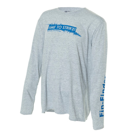 Fin-Finder Time to Strike Long Sleeve Performance Shirt - Medium