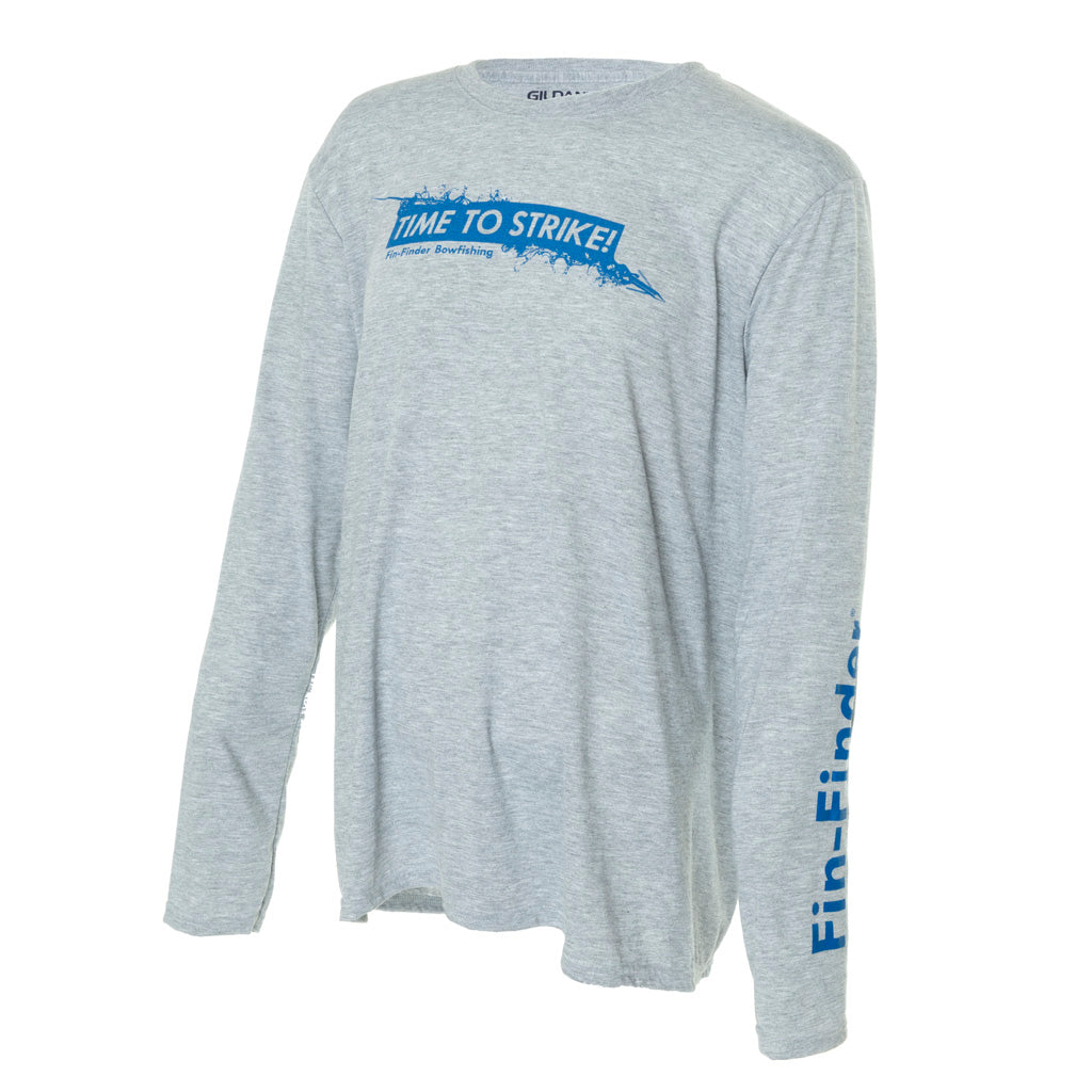 Fin-Finder Time to Strike Long Sleeve Performance Shirt - 2X-Large
