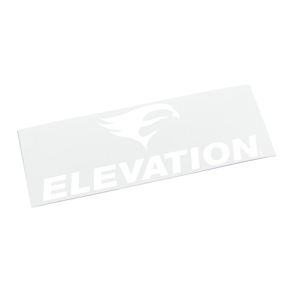 Elevation 8in. White Vinyl Decal