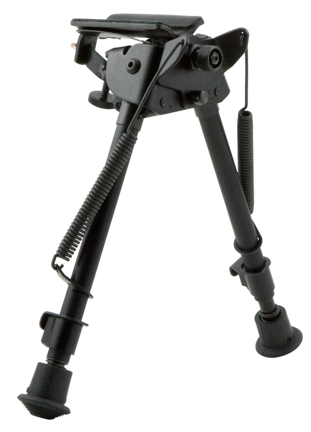 Harris LMS Swivel Bipod 9-13" Black Steel/Aluminum Notched Legs with Rubber Feet