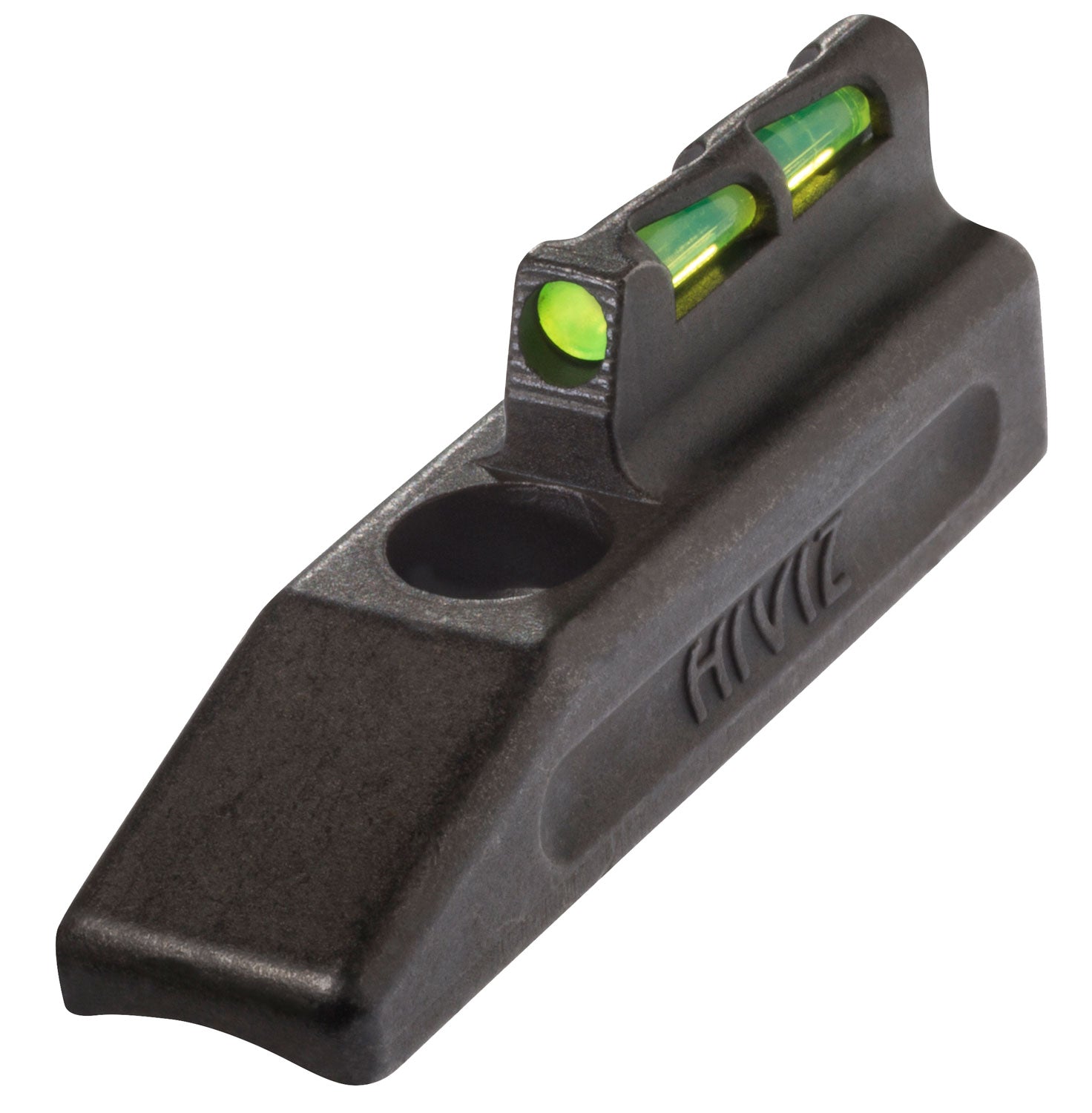 HiViz HRBLW01 LiteWave Front Sight for Ruger MK I, II, III & IV Green Fiber Optic
