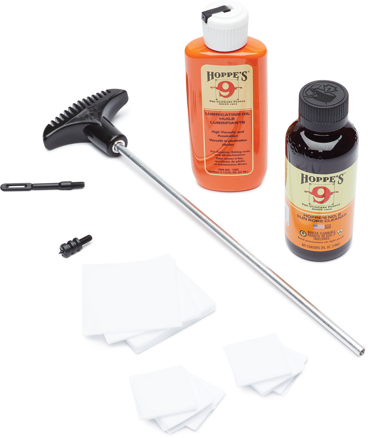 Hoppe's PCO38B Pistol Cleaning Kit .38/.357/9mm Caliber – Clam Pack