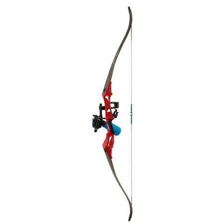 Fin Finder Bank Runner Bowfishing Recurve Package Winch Pro Reel Red 35 lbs. RH