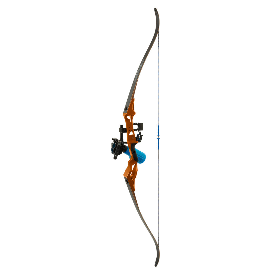 Fin Finder Bank Runner Bowfishing Recurve Package Winch Pro Reel Orange 35 lbs. RH