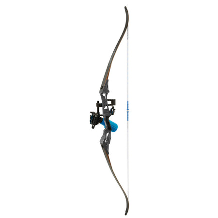 Fin Finder Bank Runner Bowfishing Recurve Package with Winch Pro Reel Black 35 lbs. RH