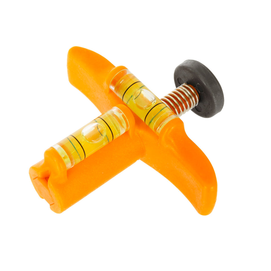 October Mountain Freehand Bow Level Orange with Dual 7/8 Inch Levels