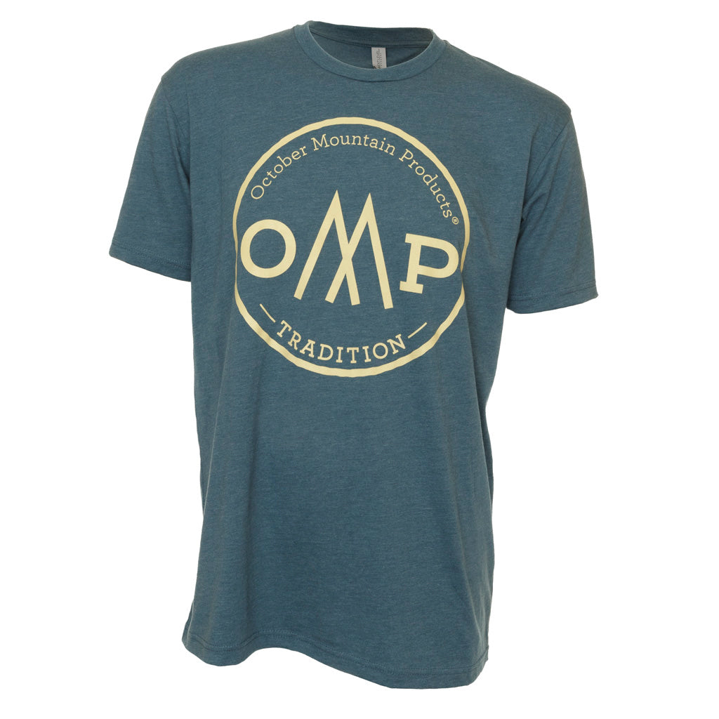 October Mountain Tradition Graphic Tee Indigo Medium