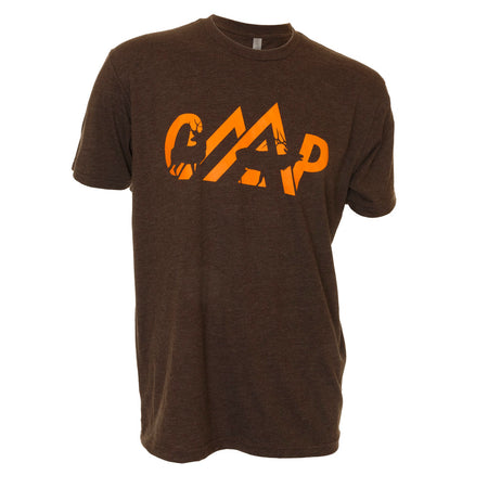 October Mountain Logo Tee in Espresso - Medium