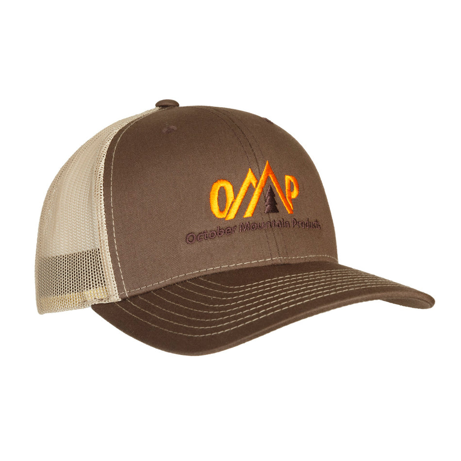 October Mountain Logo Hat Brown/Tan Adjustable