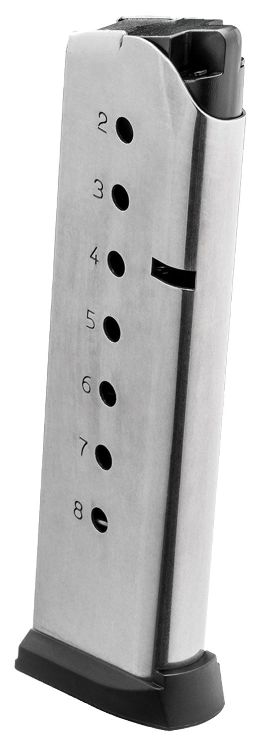 Springfield Armory PI6074 1911 8-Round 45 ACP Stainless Steel Magazine
