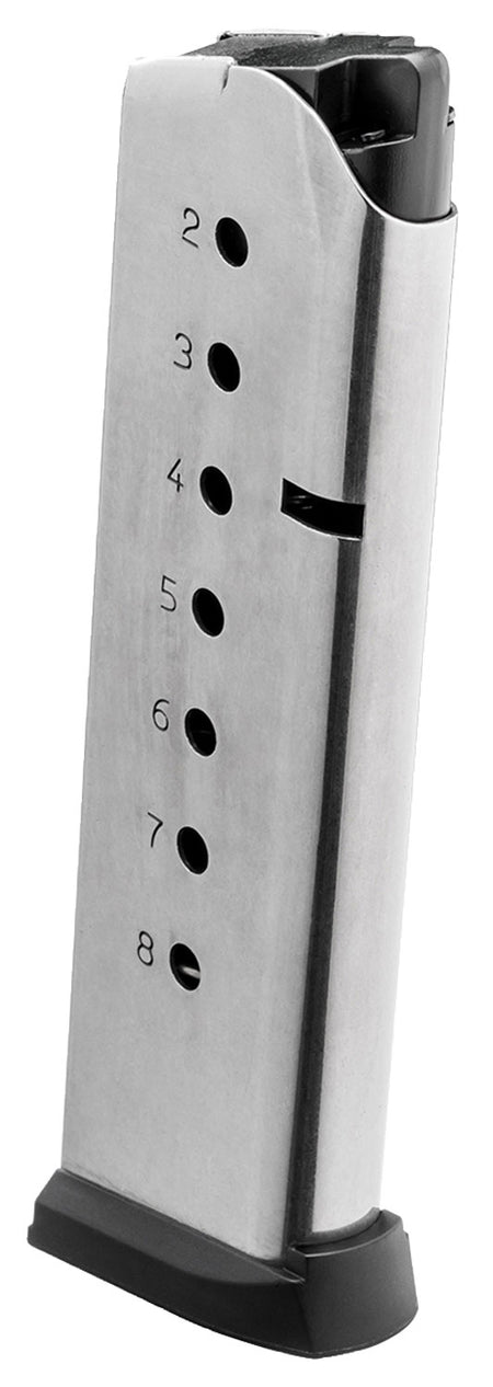 Springfield Armory PI6074 1911 8-Round 45 ACP Stainless Steel Magazine