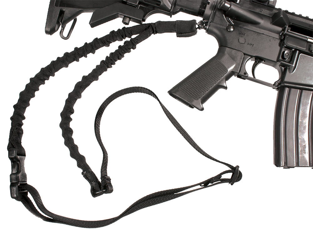 Blackhawk 70GS12BK Storm Single-Point Rifle Sling Black 1.25" Nylon Webbing