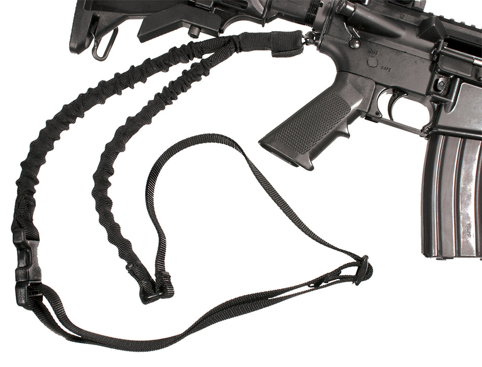 Blackhawk 70GS12BK Storm Single-Point Rifle Sling Black 1.25" Nylon Webbing