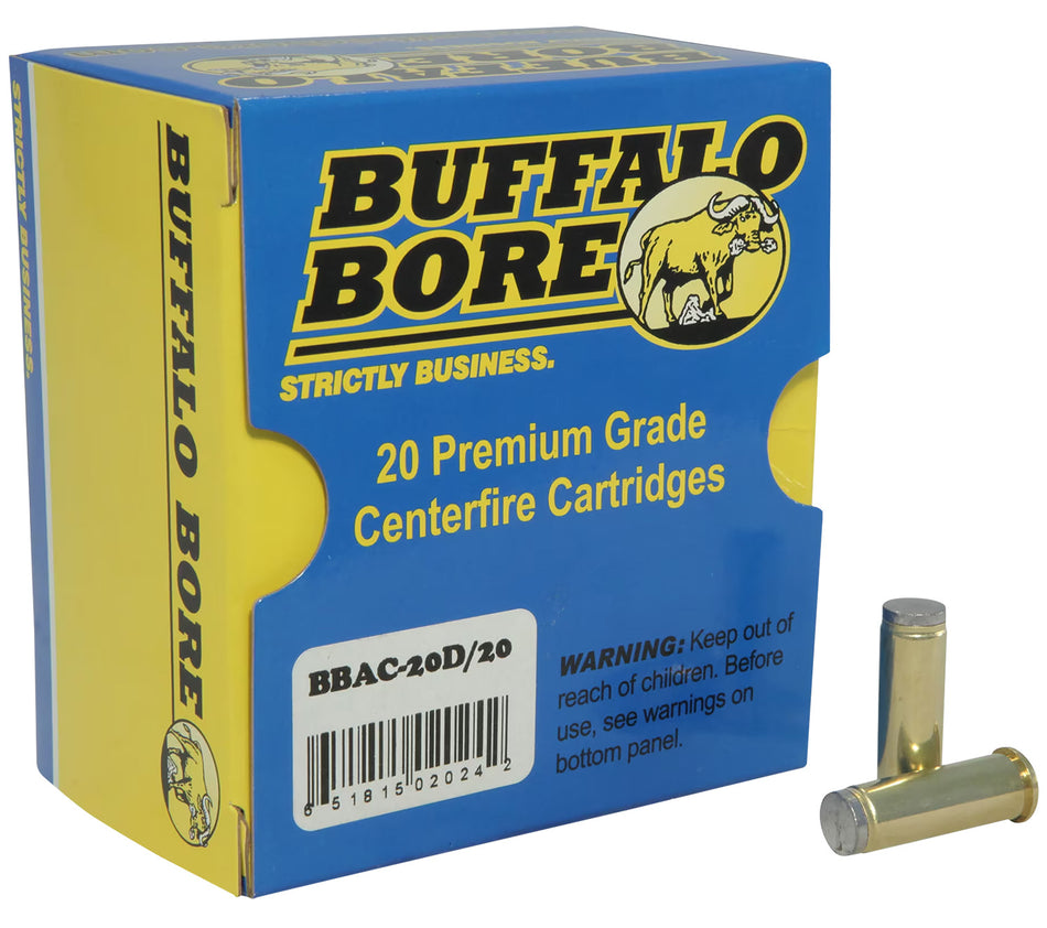 Buffalo Bore Standard Pressure .38 Special 150 gr Wadcutter ammo