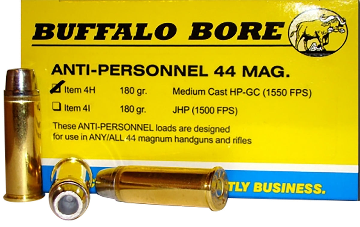 Buffalo Bore Anti-Personnel .44 Magnum 180 gr LSHP ammo