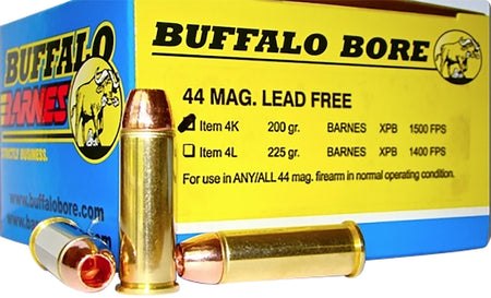 Buffalo Bore BUFFALO-BARNES LEAD-FREE .44 Magnum 200 gr CSHP ammo