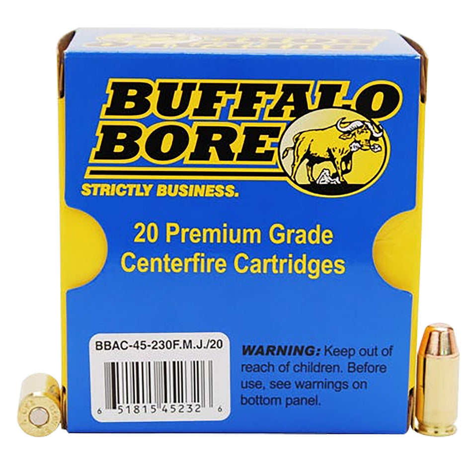 Buffalo Bore Personal Defense .45 ACP/Auto 230 gr FMJ ammo