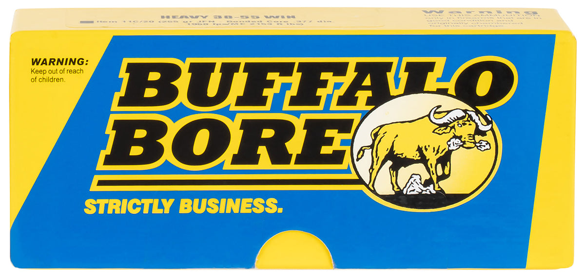 Buffalo Bore Heavy .38-55 Winchester 255 gr JSP ammo