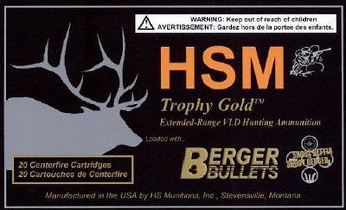 HSM Trophy Gold .270 WSM 130 gr BTHP ammo