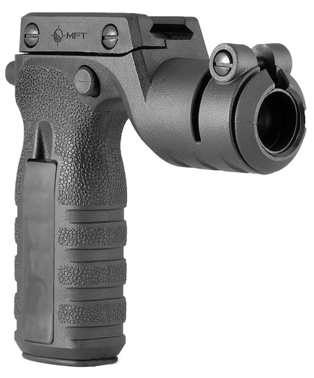 Mission First Tactical RTG React Torch Vertical Grip Black Polymer with Light Mount for AR Platform