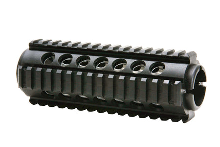 ProMag PM242 AR-15 Carbine Quad Rail Handguard, 2-Piece Polymer with Aluminum Heat Shield, Black
