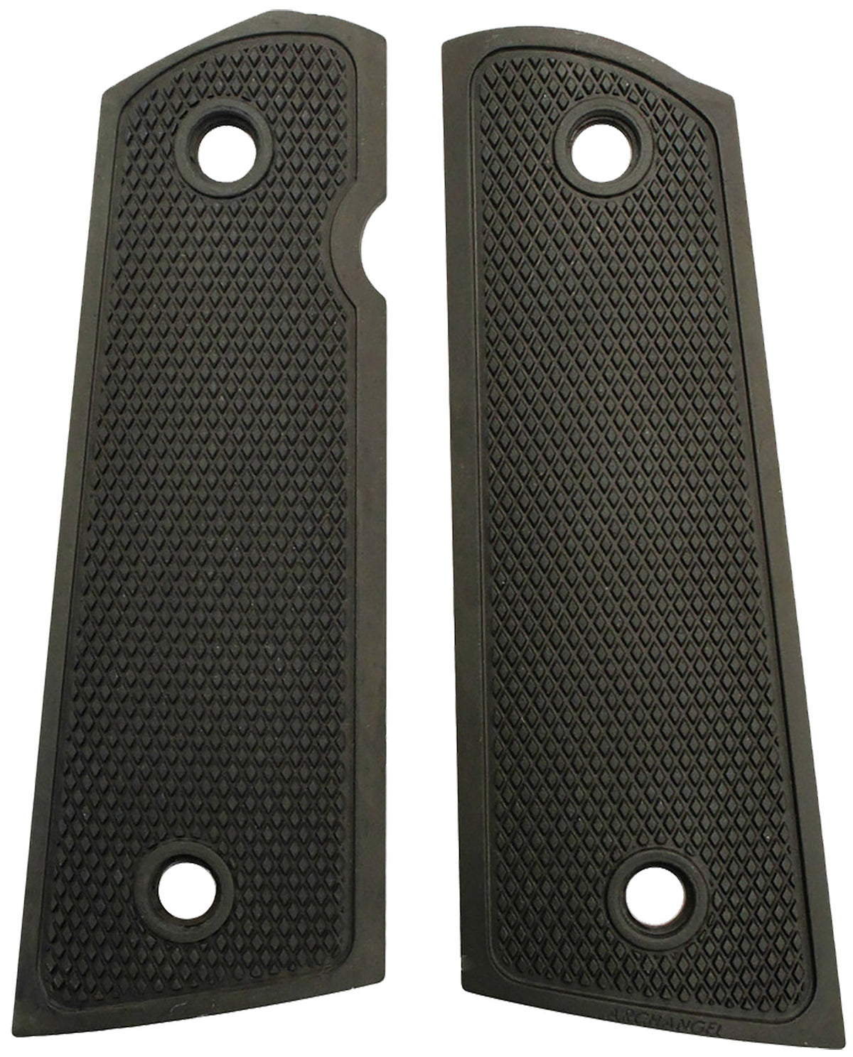 Archangel AA107 Grip Panels Aluminum Black Anodized Diamond Checkering for 1911 Government