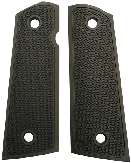 Archangel AA107 Grip Panels Aluminum Black Anodized Diamond Checkering for 1911 Government