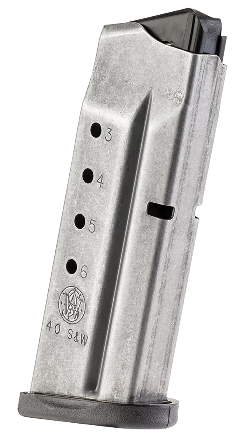 Smith & Wesson M&P Shield 6-Round 40S&W Stainless Steel Magazine