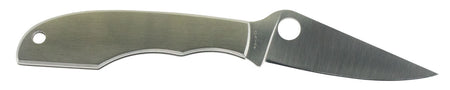 Spyderco C138P GrassHopper 2.30" Folding Clip Point Plain 12C27 Sandvik Blade Stainless Steel Handle with Engraved Bug