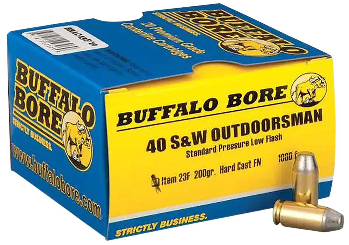 Buffalo Bore Outdoorsman .40 S&W 200 gr Solid ammo