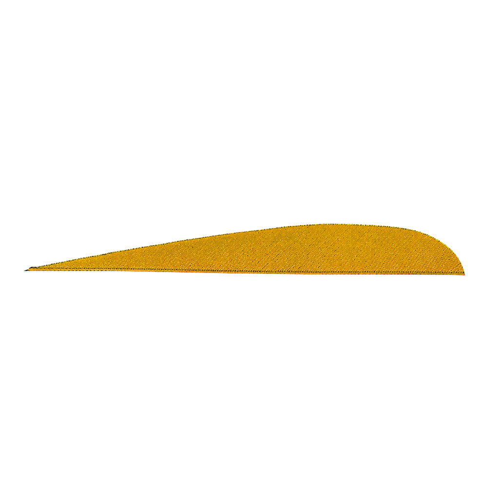 Gateway Parabolic Arrow Feathers Orange 5 in. Right Wing 100 Pack