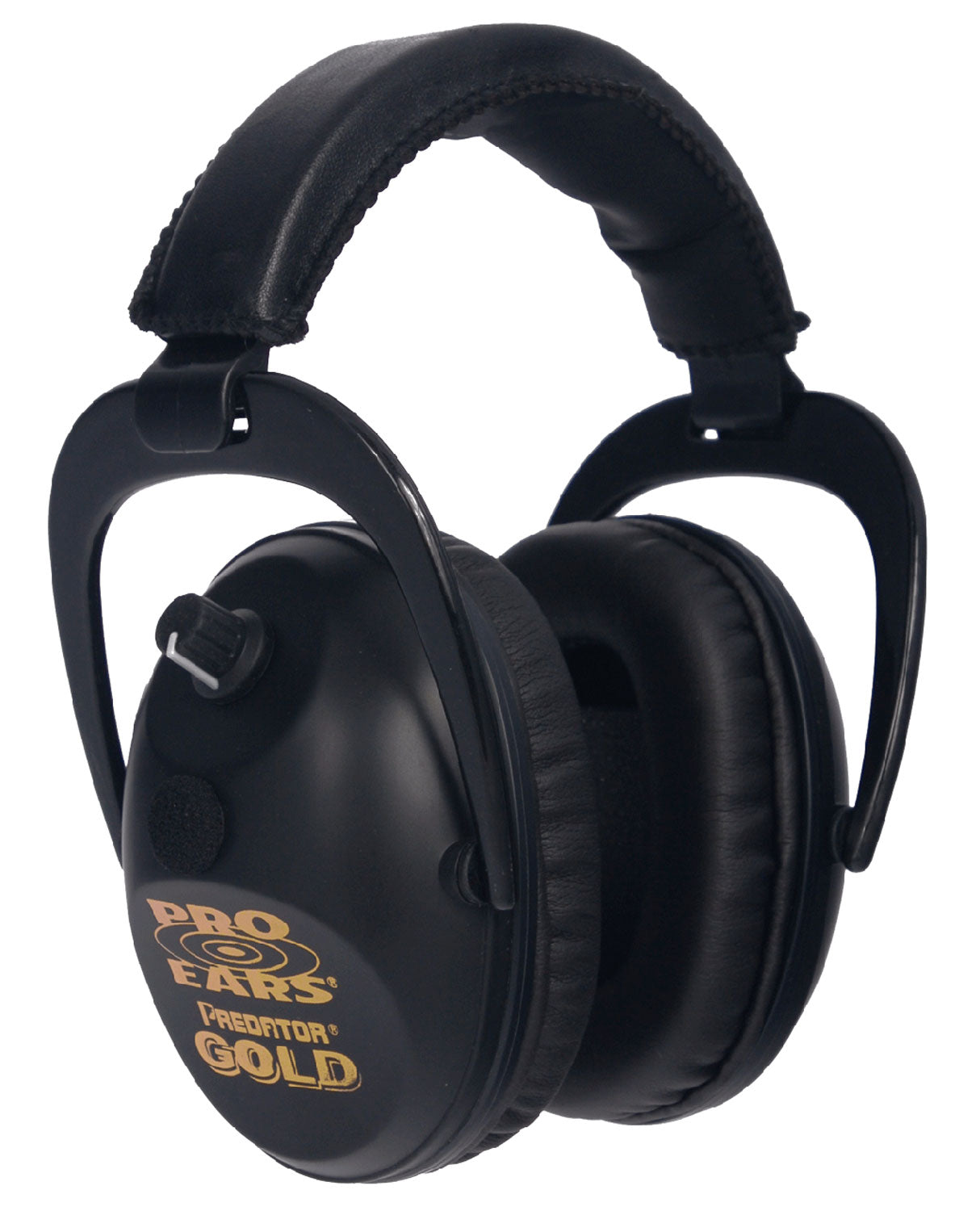 Pro Ears GSP300BLK Predator Gold Electronic Earmuff 26dB Over-the-Head Black/Gold Adult 1 Pair