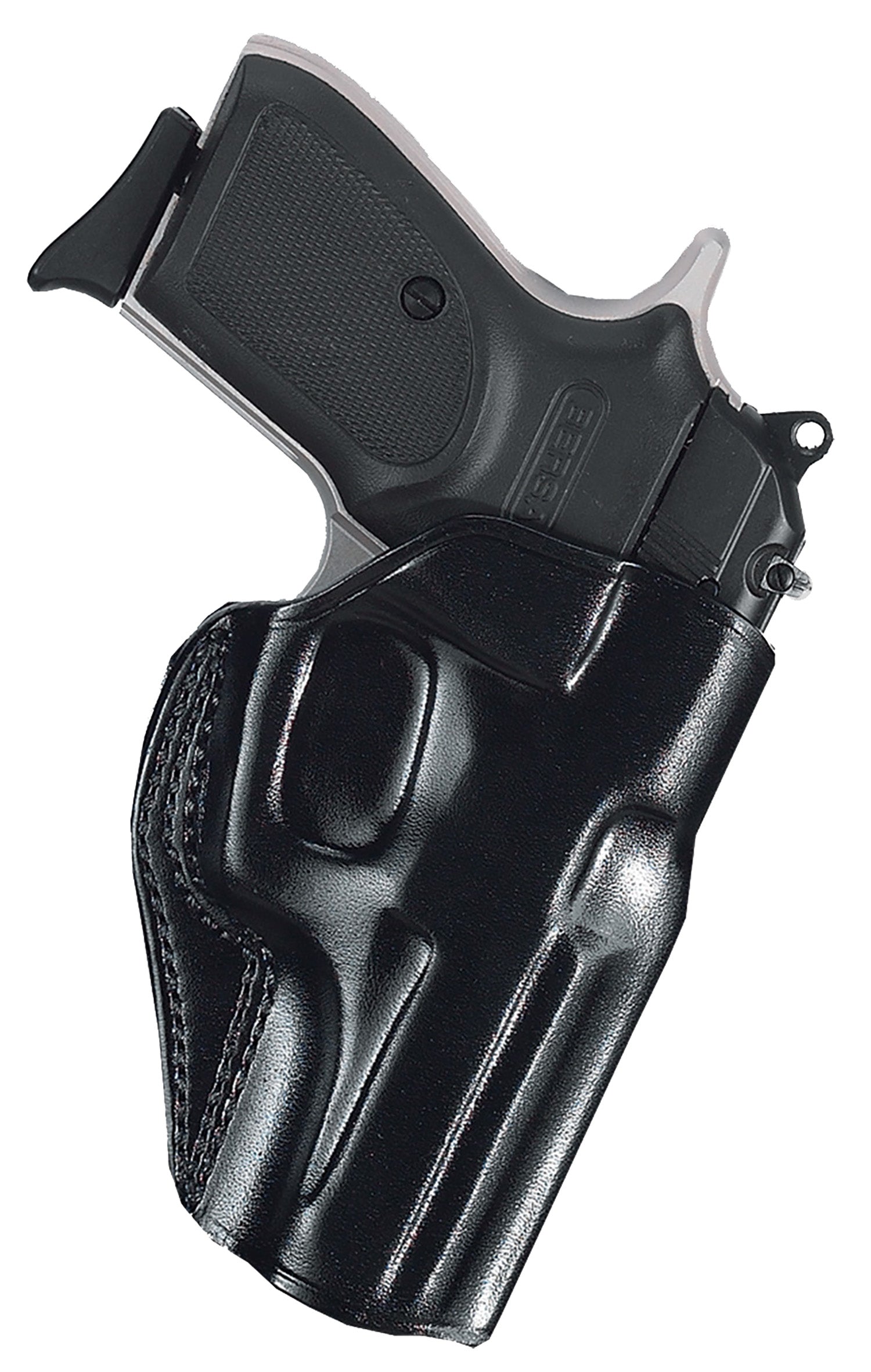 Galco Stinger OWB Black Leather Holster for S&W M&P Shield/Shield Plus/Shield 2.0 - Right Hand