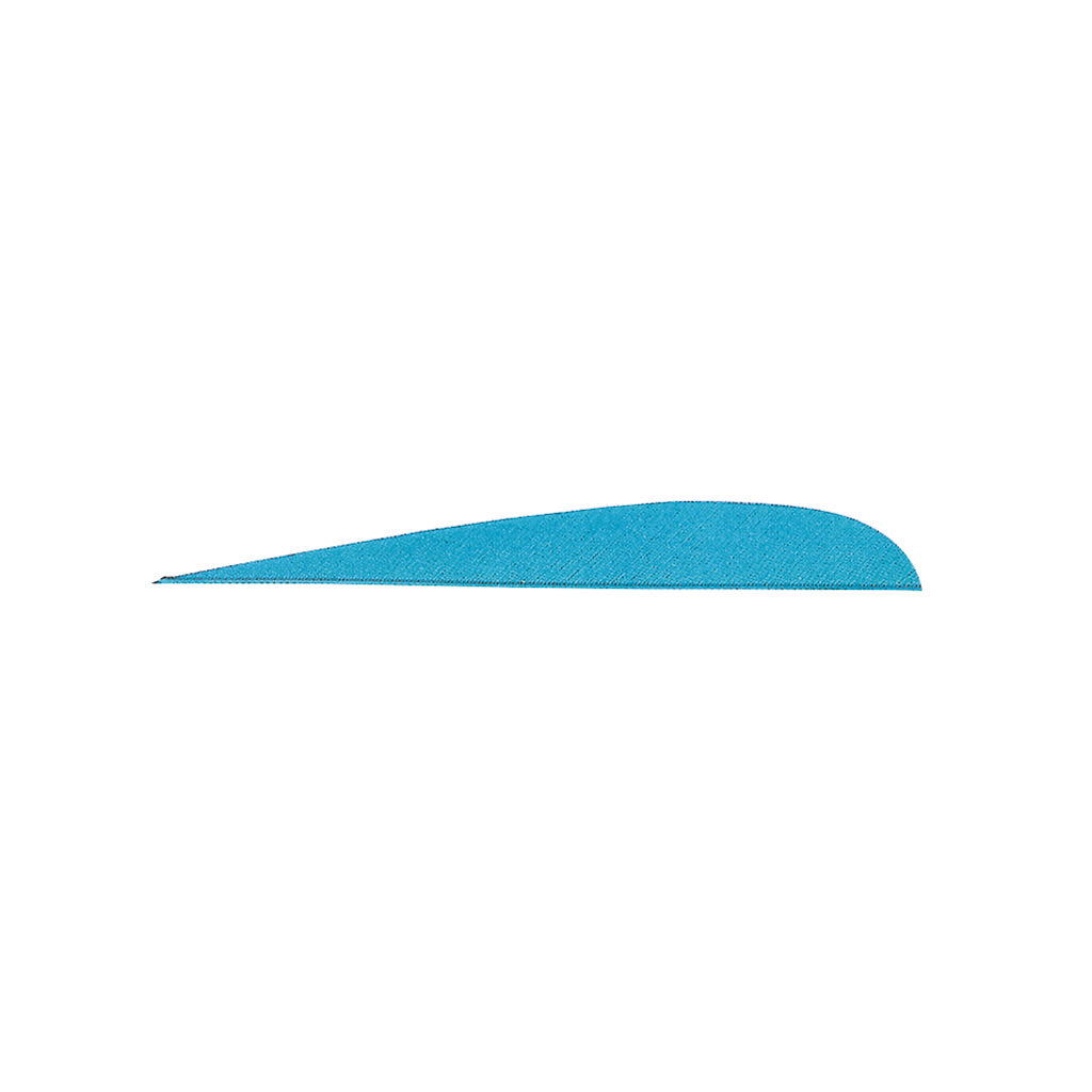 Gateway Parabolic Arrow Feathers Sky Blue 4 in. Right Wing 100 Pack