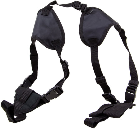 Bulldog WSHD20 Deluxe Shoulder Harness Holster Black Nylon Fits Ruger LCP Glock 42 2-3" Barrel Ambi