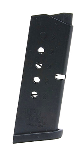 ProMag SMI20 S&W Bodyguard 6rd .380 ACP Blued Steel Handgun Magazine