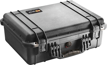 Pelican 1520000110 Protector Rolling Handgun Case Black Polypropylene