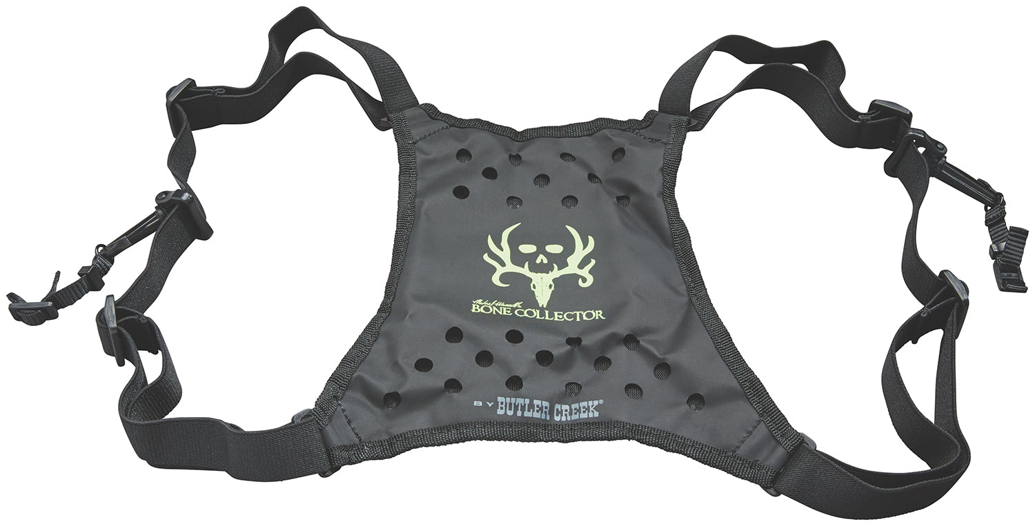 Butler Creek 16126 Deluxe Bino Caddy Black Canvas with Bone Collector Logo