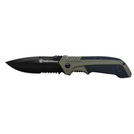 BTI Old Timer S.A. OD Green Liner Lock Folding Knife