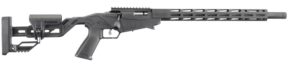 Ruger 8405 Precision Rimfire 22 WMR 9+1 18" Threaded 1137 Alloy Steel Barrel, Hard Coat Anodized Finish, Adjustable Quick-Fit Precision Stock, 0 MOA Picatinny Rail, Optics Ready
