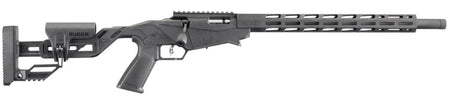 Ruger 8401 Precision Rimfire Full Size 22 LR 10+1 18" Black Threaded Barrel, Black Hard Coat Anodized Aluminum Receiver w/ Picatinny Rail, 15" M-LOK Handguards, Black Synthetic Adj Quick-Fit Precisio