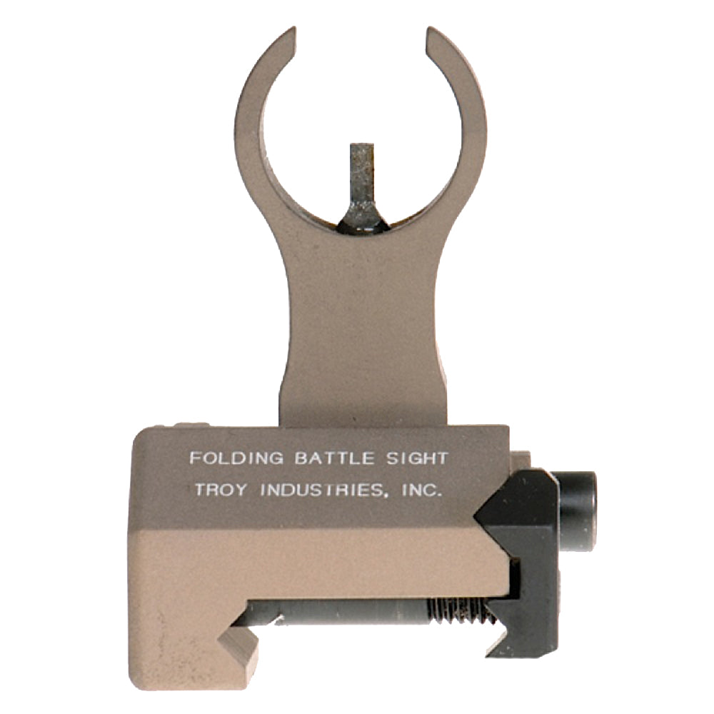 Troy Industries SSIGFBSFHFT00 HK Front Folding BattleSight Flat Dark Earth Anodized