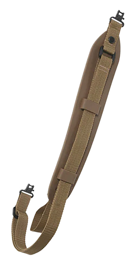 Outdoor Connection Super Grip Sling Coyote Tan Nylon 48"-60" Padded Rifle with Talon Quick-Release Swivels