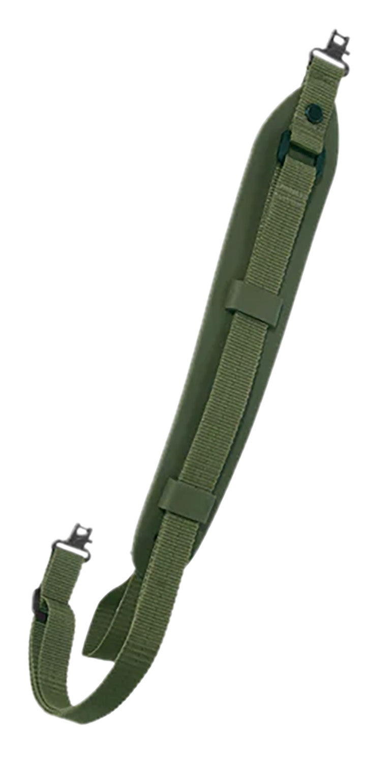 Outdoor Connection Super Grip Sling Green Nylon 32" Padded Rifle/Shotgun with Talon Quick-Release Swivels