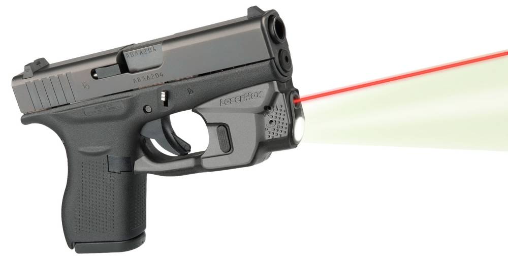 LaserMax Centerfire Light and Red Laser with GripSense for Glock 42/43