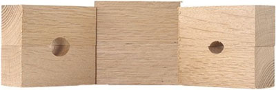 Wheeler Replacement 3-Piece Oak Bushing Set for Barrel Vise