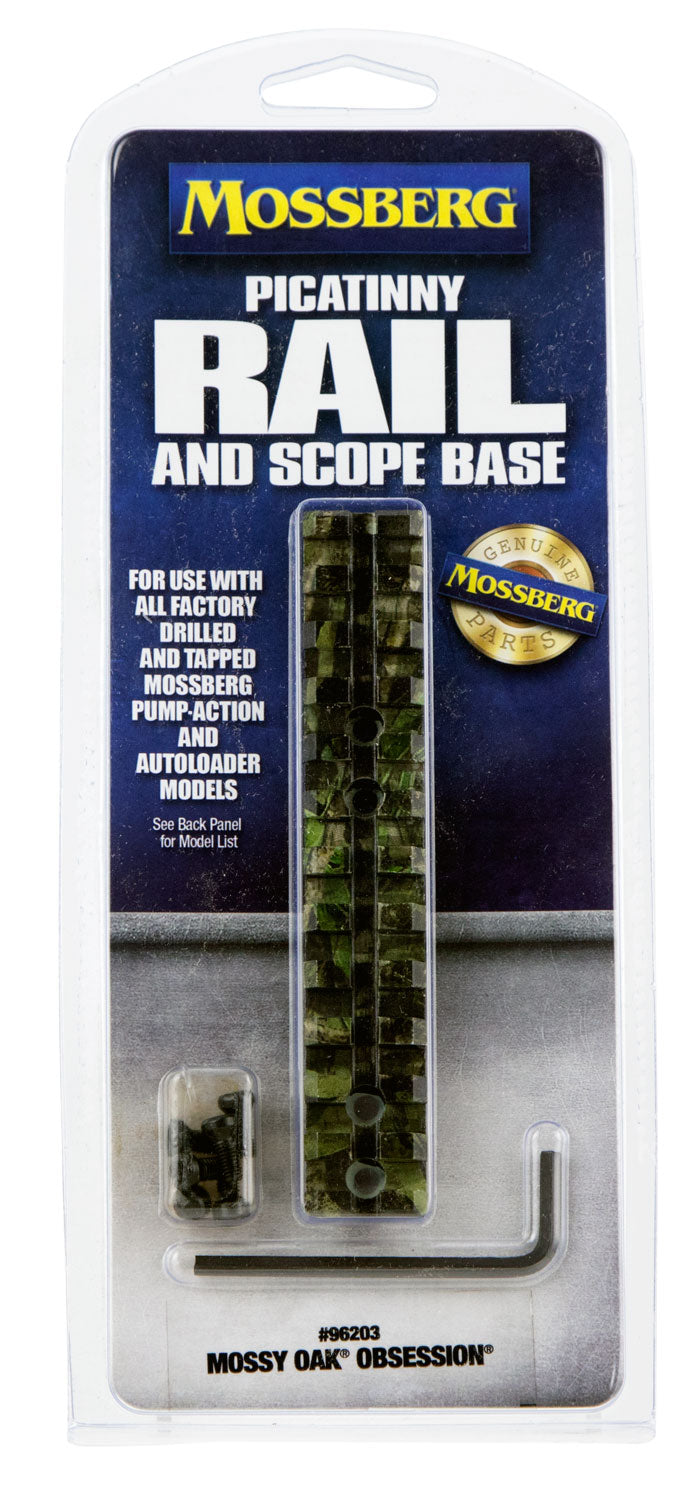Mossberg 96203 Picatinny Rail Scope Mount Mossy Oak Obsession for Drilled and Tapped Shotguns
