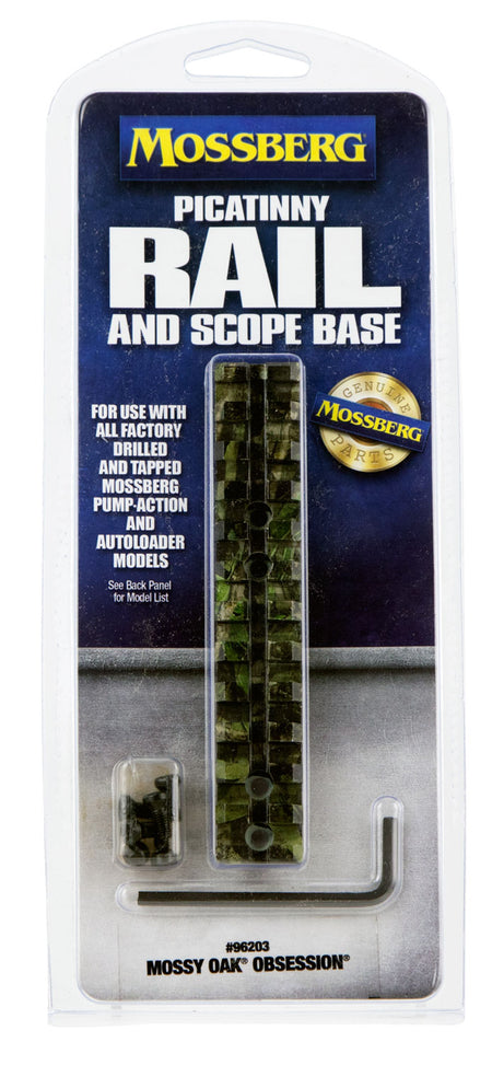 Mossberg 96203 Picatinny Rail Scope Mount Mossy Oak Obsession for Drilled and Tapped Shotguns