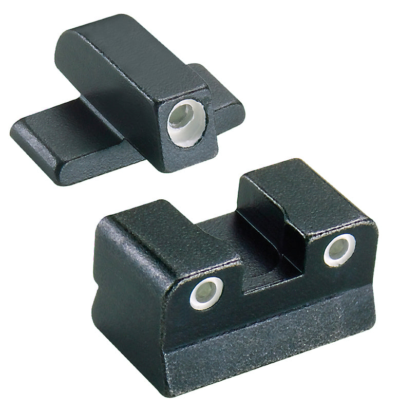 Trijicon 600049 Bright & Tough Night Sights Green Tritium White Outline Front & Rear for Beretta 92A1/96A1