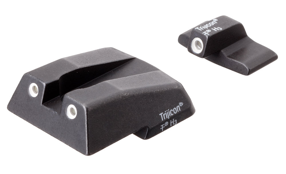 Trijicon 600282 Bright & Tough Night Sights Green Tritium White Outline Front & Rear for H&K .45C/P30/VP9
